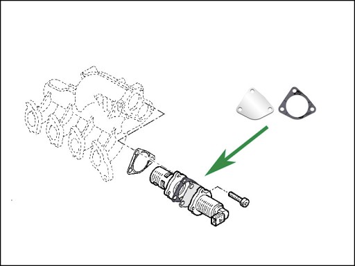 Заглушка EGR MITSUBISHI Carisma 1.9 Di-D