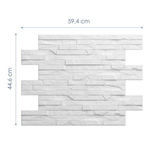 Сланец, камень - нежная 3D панель из полистирола.