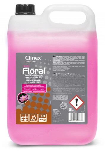 CLINEX FLORAL BLUSH ЖИДКОСТЬ ДЛЯ ЧИСТКИ ПОЛОВ 5л