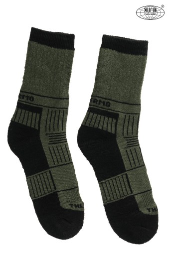 SKARPETY Termiczne Trekkingowe ALASKA MFH Oliv 39-41