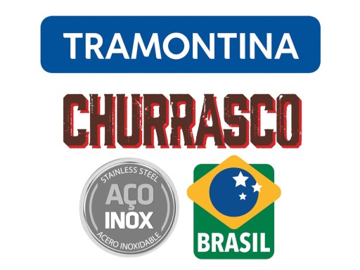 TRAMONTINA 3x БОЛЬШИЕ ножи для стейка - JUMBO POLYWOOD