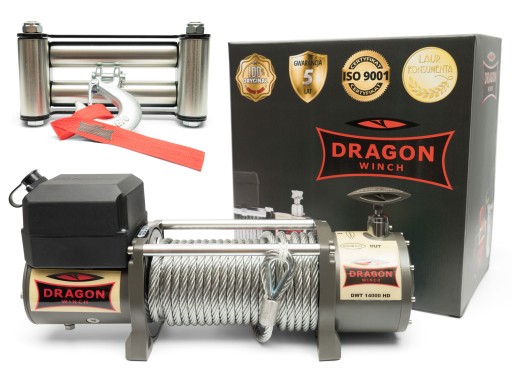 6.4T DRAGON WINCH 24V ELECTRIC CABLE WINCH для автоэвакуатора