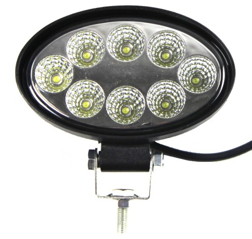 LAMPA ROBOCZA 8 LED OWALNA HALOGEN 12-24V MEGA MOC