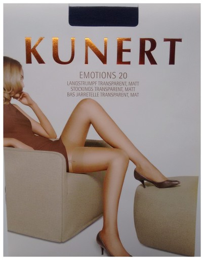 НЕЙЛОНОВЫЕ ЧУЛКИ 1/2 ТАЛИИ 35-37 KUNERT S -50%