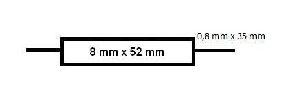 Металлопленочный резистор MUNDORF MR10 1,00 Ом 1R0