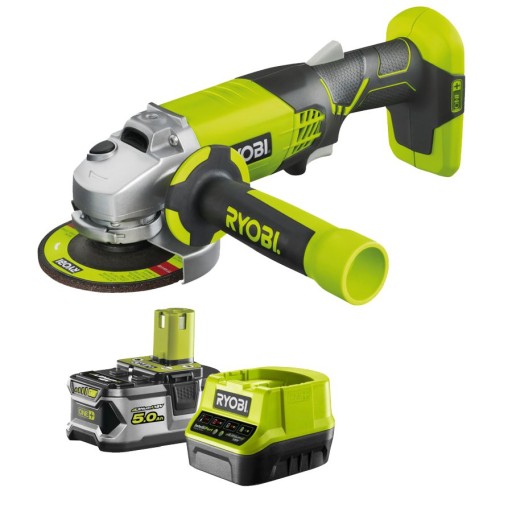 АККУМУЛЯТОРНАЯ УГЛОВАЯ ШЛИФОВАЛЬНАЯ МАШИНА RYOBI R18AG-0 18V