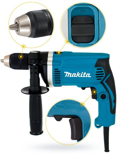 Набор сверл Makita dk0050x1 HP1631K + GA5030R