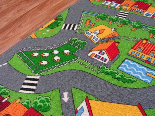 Dywan ULICZKI 150x350 LITTLE VILLAGE wieś @69417