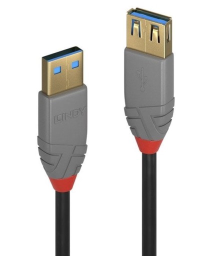 Przedłużacz USB 3.0 A-A wtyk gniazdo 2m 36762