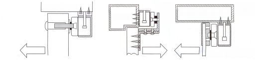 ZWORA JS-280W ELEKTROMAGNETYCZNA ZEWNĘTRZNA DANTOM