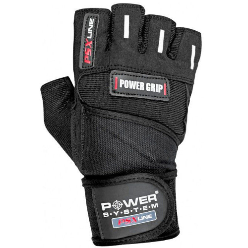 ПЕРЧАТКИ POWER GRIP ДЛЯ ТРЕНАЖЕРНОГО ЗАЛА STRONG.