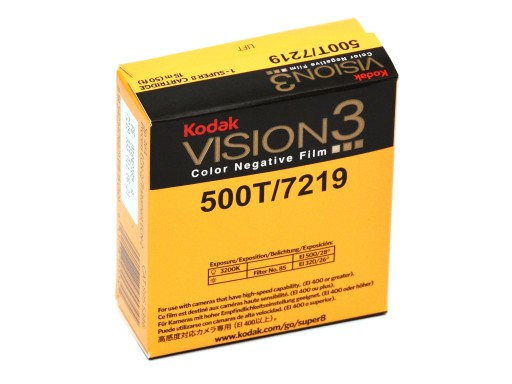 Цветная пленка Kodak Vision3 500T для фотоаппарата Super 8 S8