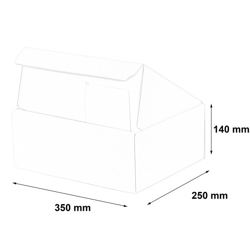 350x250x140 КОРОБКА КАРТОННАЯ КОРОБКА 10 шт.