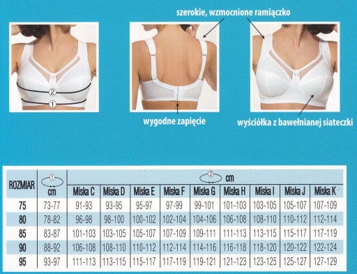 Biustonosz miękki Viki 582 Maja czarny 85I