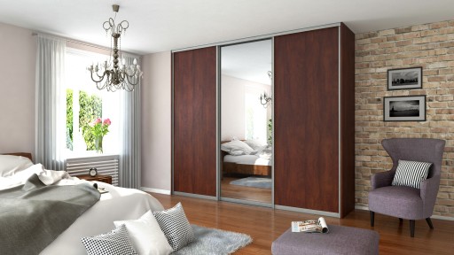 Двери шкафа-купе, размеры 265х261-280см.