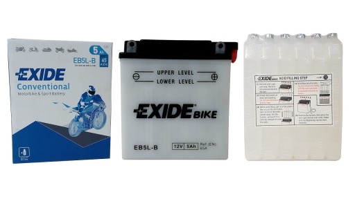 EXIDE EB5L-B/YB5L-B/12N5-3B МОТОЦИКЛОВАЯ АККУМУЛЯТОРНАЯ БАТАРЕЯ