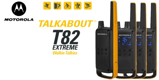 32x MOTOROLA T82 EXTREME WALKIE TALKIE РАДИО PMR + 8 ЧЕМОДАНОВ