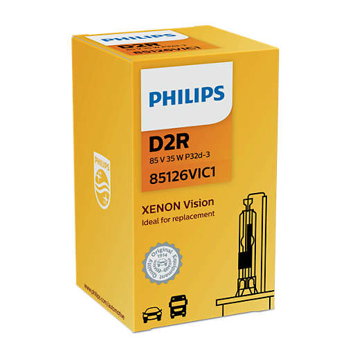 КСЕНОНОВАЯ ЛАМПОЧКА PHILIPS D2R VISION OEM КСЕНОНОВАЯ ЛАМПОЧКА 85 В 35 ВТ С ОДОБРЕНИЕМ