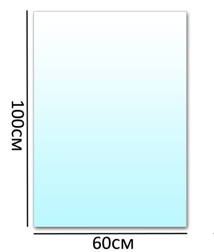 ОСНОВАНИЕ КАМИНА ИЗ ЗАКАЛЕННОГО СТЕКЛА 60x100