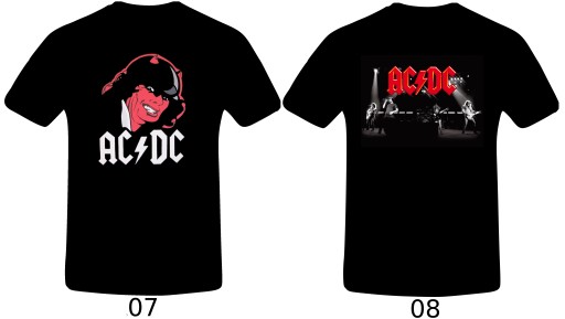 AC/DC T-Shirt Koszulka 32 WZORY !!