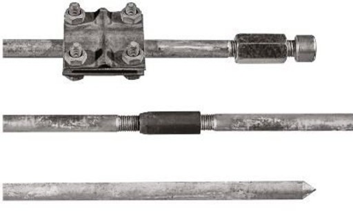 МОЛНИЕВЫЙ ЗАЗЕМЛЯЮЩИЙ ПИЛОН СКЛАДНОЙ 3м 2X1,5м КОМПЛЕКТ