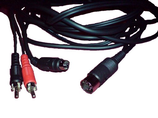 Kabel 2,5m GOLD S-VIDEO ATARI 65XE 800XL SVHS