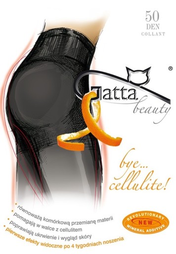 GATTA rajstopy BYE CELLULITE 50den 5-XL nero