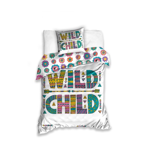 молодежное постельное белье 140x200 WILD CHILD хлопок