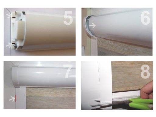 Rolety Dzień i Noc w kasecie Antracyt 33 x 160 DN
