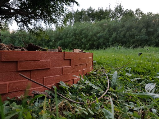 Palisada płotek STONE CZARNY