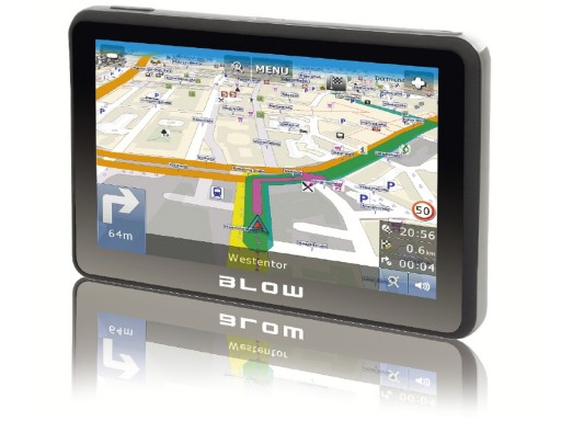 BLOW NAVIGATION GPS590 5-ДЮЙМОВЫЙ ЭКРАН КАРТЫ ЕВРОПЫ PL