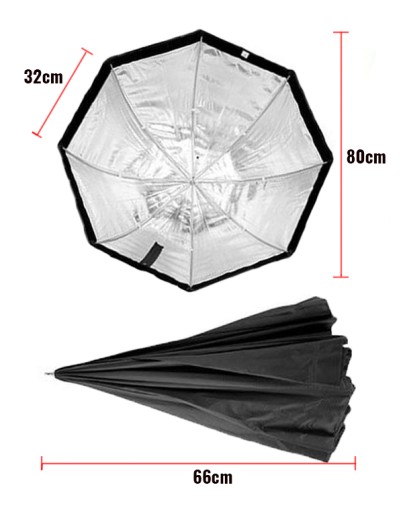 Софтбокс OCTA UMBRELLA 80см + СЕТКА-СЕТКА