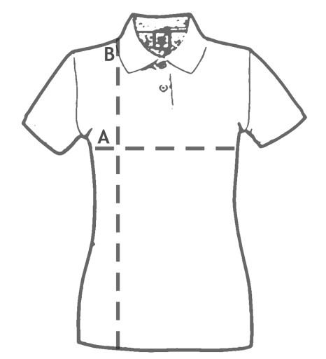 DAMSKA KOSZULKA POLO 65/35 - FRUIT navy XS
