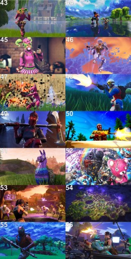 Fortnite fototapeta naklejka dziura w ścianie100cm