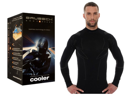 МУЖСКАЯ ТЕРМОАКТИВНАЯ ФУТБОЛКА BRUBECK COOLER XL