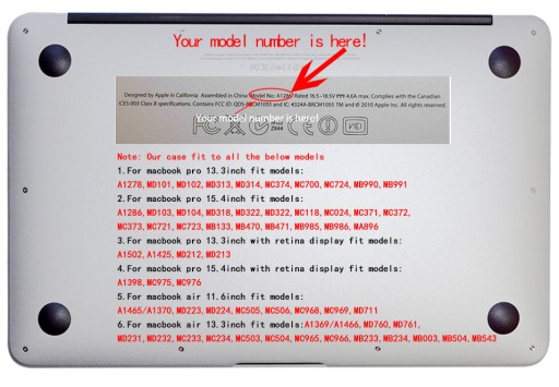 MacBook Air 13 A2337 M1 2022 Obudowa Laptop - Wzory