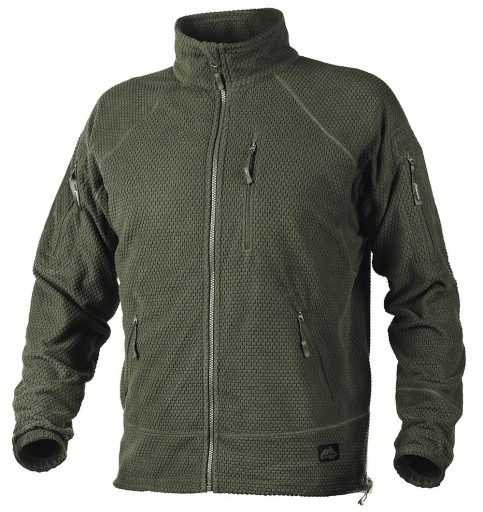 Bluza Męska Polarowa Helikon Alpha Tactical Polar Ciepły Olive Green L