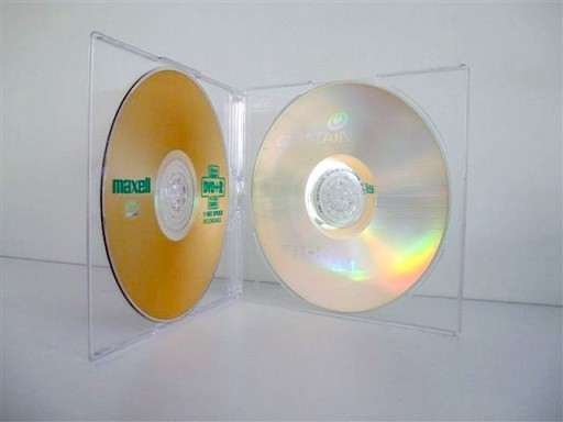 CD футляры x 2 SLIM для прозрачных дисков, 100 шт.