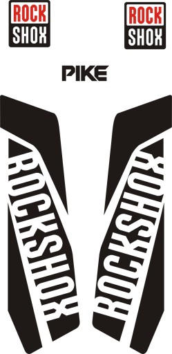Наклейки на амортизатор ROCK SHOX SID PIKE REBA!