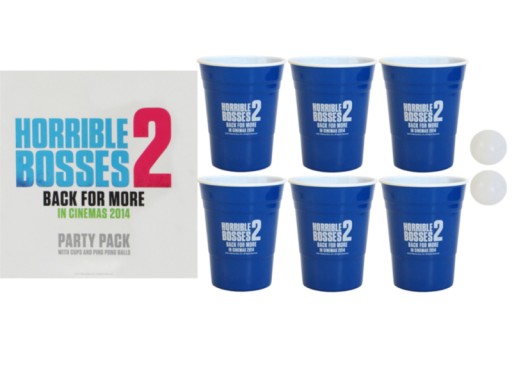 GRA BEER PONG PIŁKI KUBKI KUBEK HORRIBLE BOSSES 2