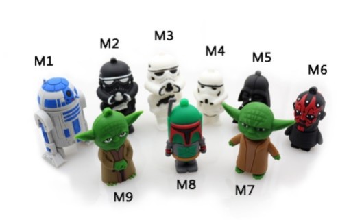 PENDRIVE 3.0 USB 32 GB BOUNTY HUNTER STAR WARS
