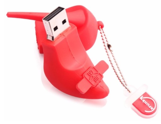 PENDRIVE USB 16 GB SZPILKI CZERWONE BUTY OBCASY