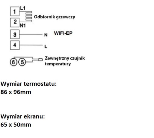 РЕГУЛЯТОР ТЕМПЕРАТУРЫ WiFi ТЕРМОСТАТ КОНТРОЛЛЕР МАТЕРИА С ПОДОГРЕВОМ ПОЛА