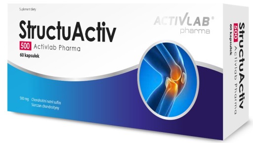 STRUCTUACTIV 500MG 60 капсул ХОНДРОИТИН