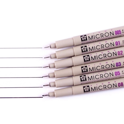 Pigma Micron Sakura Fineliner 03 Черный 0,35 мм