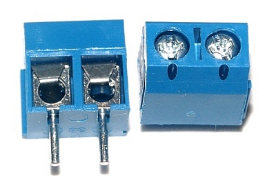 Клеммная колодка 2PIN 5мм 20шт.