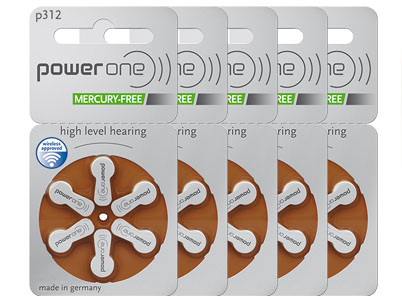 POWER ONE 312 MF PR41 Батарейки для слуха 30 шт.