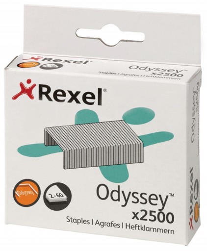 REXEL Odyssey скобы 9мм 2500шт серебро