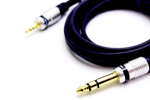 AUX CABLE JACK 3.5 - JACK 6.3 STEREO 1M VITALCO