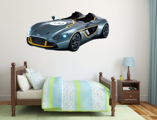 NAKLEJKI na ścianę ASTON MARTIN CC100 Car 100x47cm